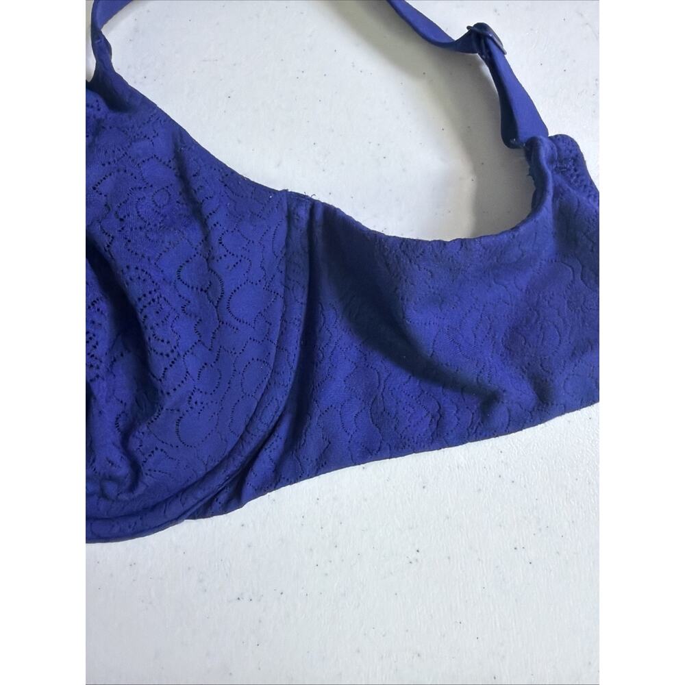 Wacoal 855345 Underwire inside job side support full T-Shirt Bra 36DDD blue - Picture 7 of 16